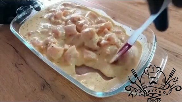 Сочная, куриная запеканка смотреть онлайн