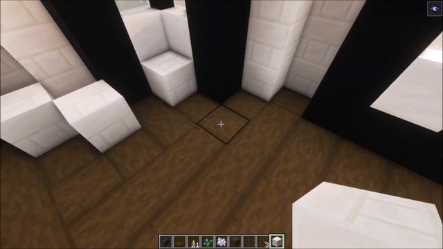 How to build a LARGE MODERN HOUSE in minecraft - TUTORIAL смотреть онлайн