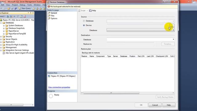 Generate database from backup file смотреть онлайн