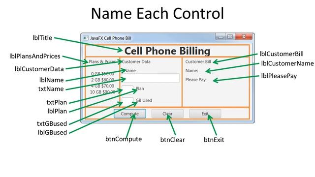 JavaFX Cellphone Billing Program Development смотреть онлайн