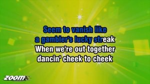 Eva Cassidy - Cheek To Cheek - Karaoke Version from Zoom Karaoke