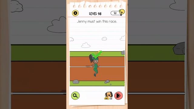 Brain Test 4 : Tricky Friends Level 98 Walkthrough смотреть онлайн
