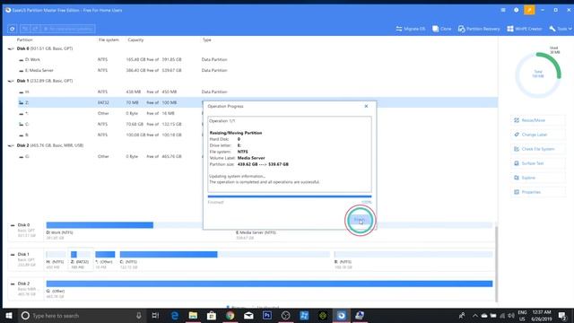 EaseUS Partition Master Free - create, resize, clone, move, merge, and format partitions смотреть онлайн