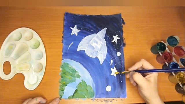 Рисуем космос смотреть онлайн