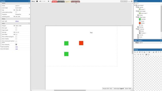 Working with multiple Objects - Construct 3 Tutorials смотреть онлайн