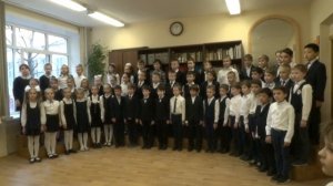 Сводный хор 2-х классов: Раймонд Паулс, слова Ильи Резника "Алфавит"