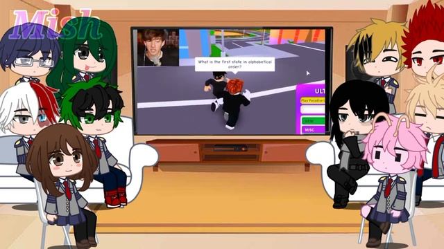 MHA/BNHA react to Flamingo/Albert's Admin Commands Videos Funny || Gacha Club смотреть онлайн