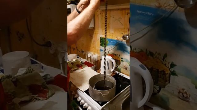 Парафиновая смазка для Вело цепи. Раскрываем Секрет приготовления! смотреть онлайн