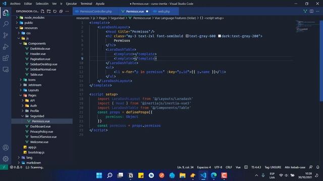Laravel Jetstream - Roles y Permisos (Controlador y vista de Permisos) смотреть онлайн
