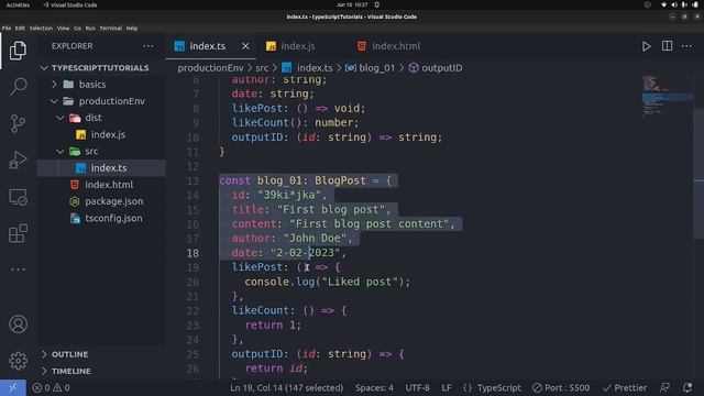 TypeScript Interfaces | Learn TypeScript Now | p8 смотреть онлайн