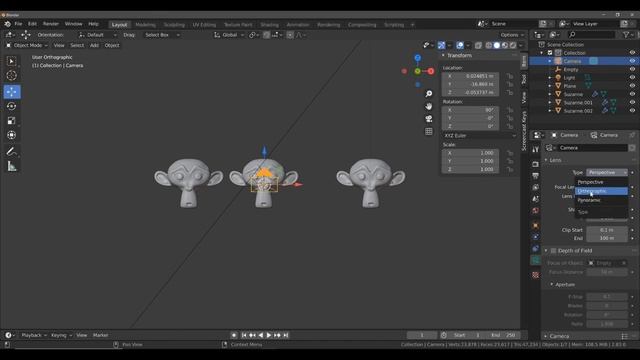 Daily Blender Tip - How To Render An Orthographic Image смотреть онлайн