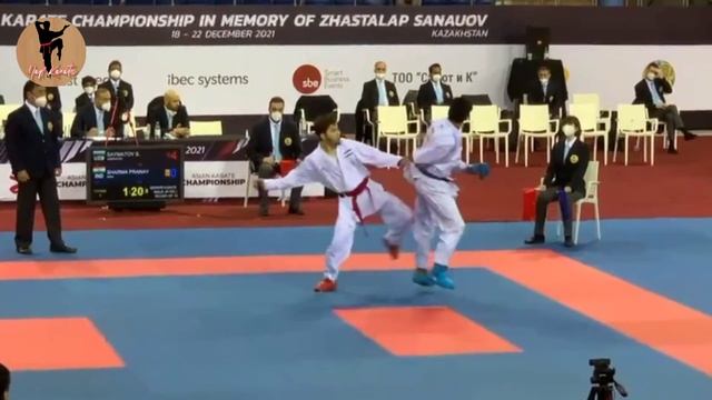 UZBEKISTAN VS INDIA | ASIAN KARATE CHAMPIONSHIP 2021 | MALE KUMITE -67kg смотреть онлайн