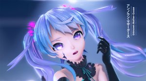 Unknown Mother-Goose  feat. Хацуне Мику アンノウン・マザーグース | wowaka | Miku GHOST | MMD (MikuMikuDance)