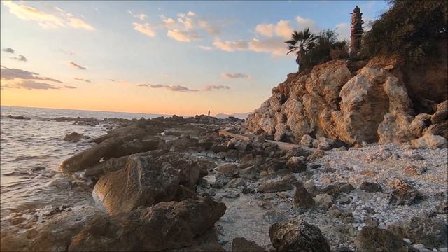 Пришли на море. Встретили закат солнца. Самое романтичное время суток. Аланья. Турция смотреть онлайн
