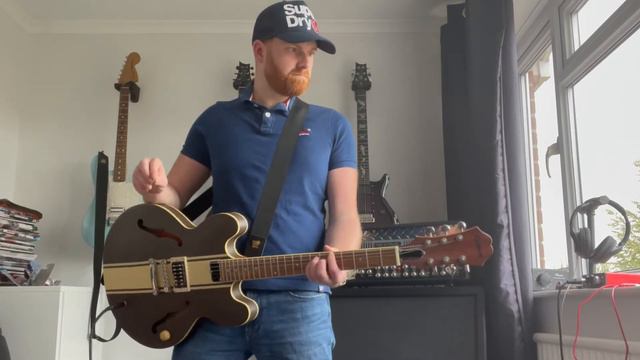 Blink 182 - Easy Target (Guitar Cover with Tom Delonge ES333) смотреть онлайн
