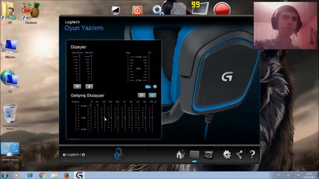 Logitech G430 Yazılım incelemesi ve mikrofon testi смотреть онлайн