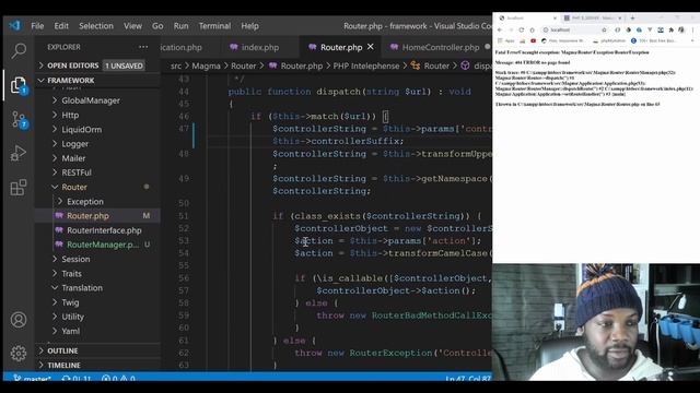 PHP MVC Framework Router Manager & Controller Class PHP | Tutorial | PHP Server-Side | Learn PHP смотреть онлайн