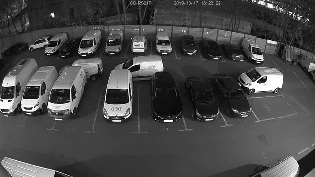 2Мп Уличная IP-камера CO-RS21P. Улица ночь.