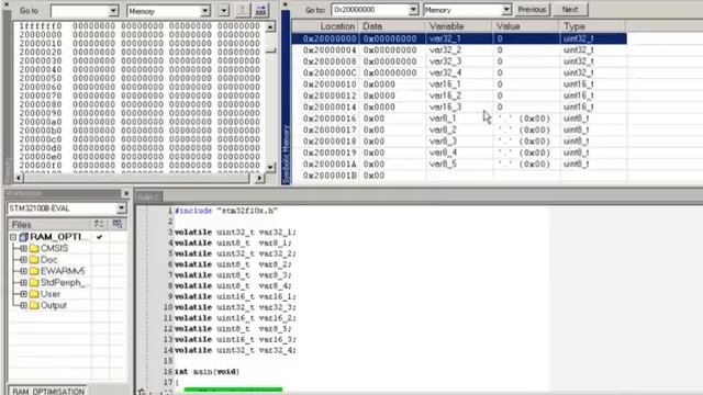 Optimizing RAM usage in STM32 applications смотреть онлайн
