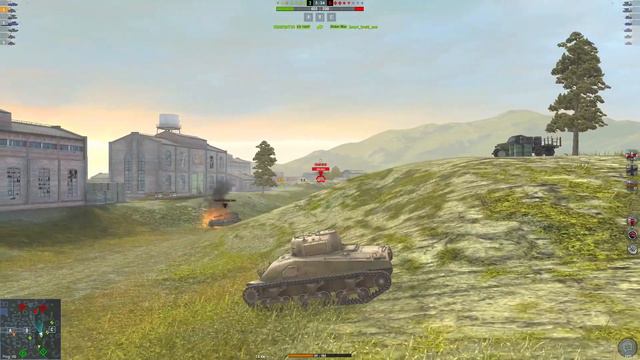 World of Tanks: Blitz качаю танчики британские пт FV4005 (день 3) смотреть онлайн
