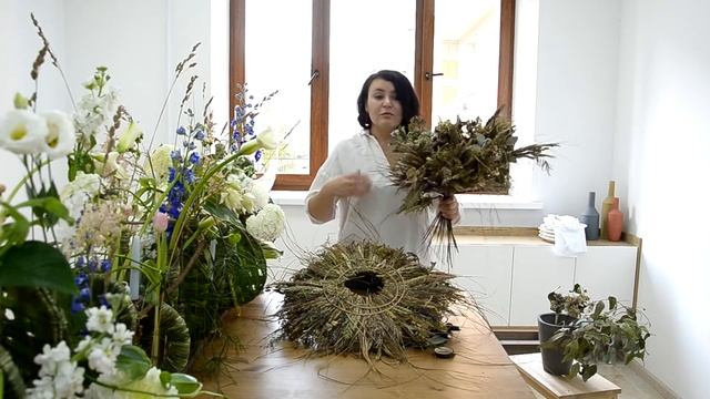 Собираем букет-каркас из сухоцветов. Марафон ДЕНЬ 5 (1 часть) смотреть онлайн