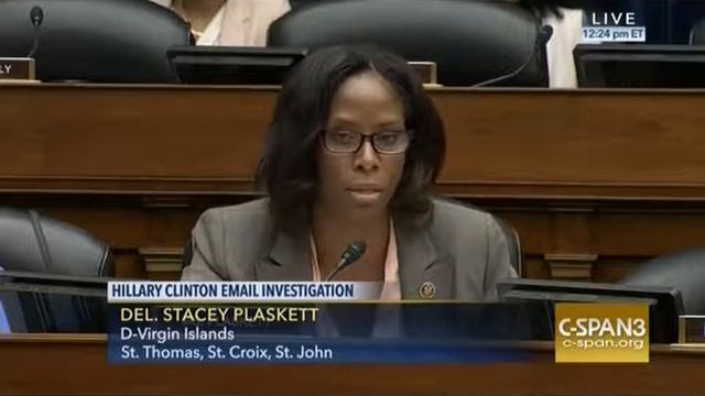 Rep. Plaskett on FBI Director Comey, Clinton Email Investigation смотреть онлайн