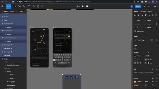 Designing a ride hailing app like Uber and Bolt in Figma. Part Two смотреть онлайн
