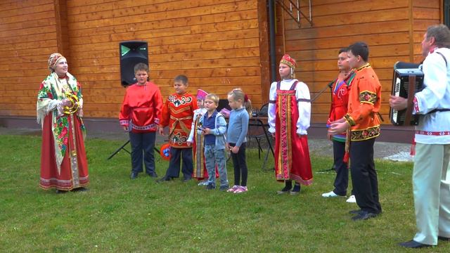 Ансамбль "Серпуховское подворье" - мастер класс в деревне Ивановское смотреть онлайн