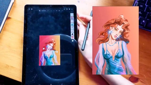 Переделываю рисунок из ТРАДИШКИ в DIGITAL смотреть онлайн