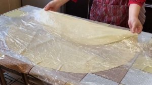 Полуфабрикат Жайма Қамыр.как хранить раскатанное тесто для бешбармака, манты,ханум.