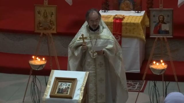 Проповедь в праздник Сретения Господня. Хевиз. 15 февраля 2016 смотреть онлайн