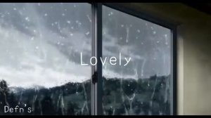 Billie Eilish ft. Khalid- Lovely ( slowed, reverb and rain)