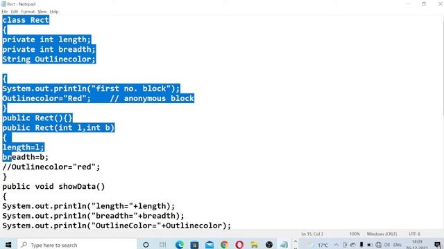 Anonymous Block in java смотреть онлайн