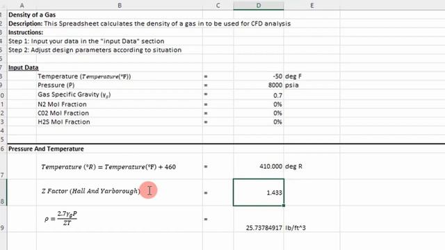 Density of A Real Gas: An Excel Application смотреть онлайн