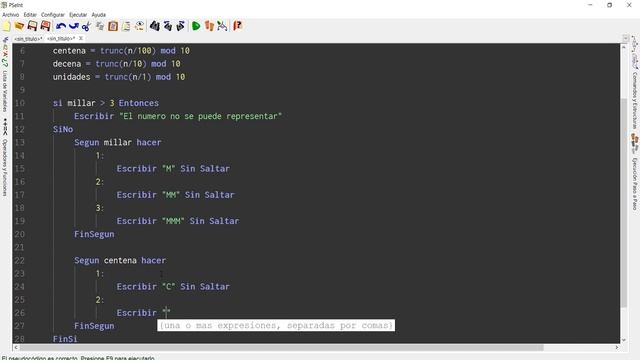Algoritmo Para Convertir Numeros A Romanos