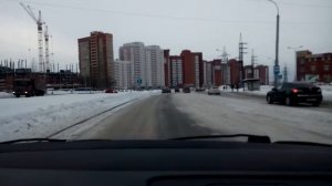 Сдача экзамена в ГИБДД г. Пермь.Перекрёсток бул. Гагарина - Старцева