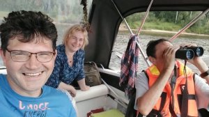 Водное путешествие по реке Каме на катере Феникс 560 по пути Ермака и закаливание