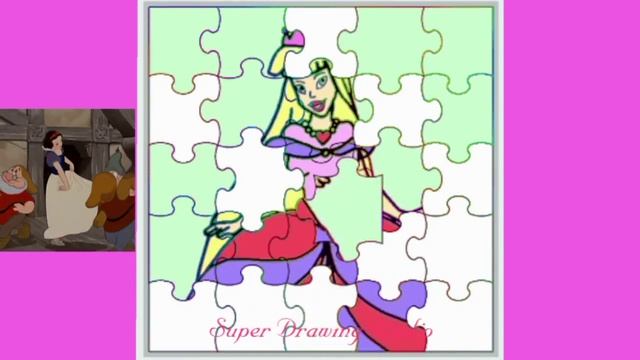 Beautiful Princess Drawing Puzzle Step By Step For Beginners смотреть онлайн