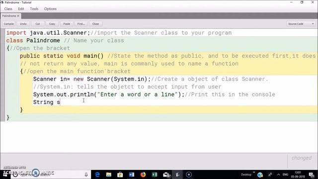Write a java program to check string is palindrome or not? By using BlueJ. смотреть онлайн
