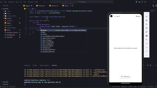 React Native - Native Stack Navigator Kullanımı # 1 смотреть онлайн