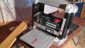 Вся правда о рейсмусе Metabo DH 330