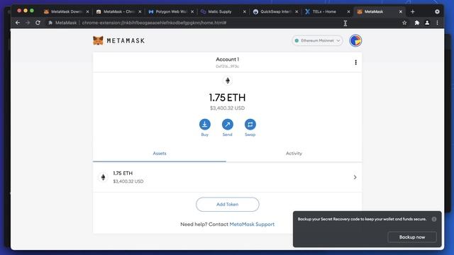 Telcoin 101, Part 1: Metamask, Polygon, and Quickswap for beginners смотреть онлайн