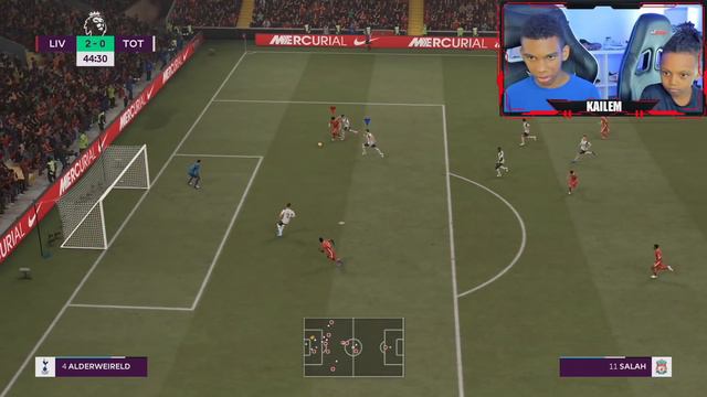 CAN MY LITTLE BROTHER BEAT ME? LIVERPOOL Vs TOTTENHAM FIFA 21 | KAILEM
