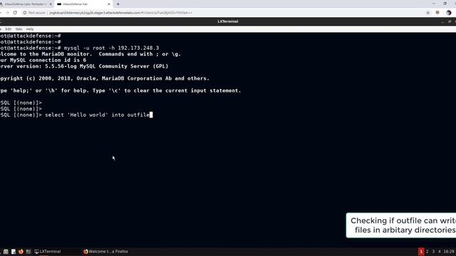 RCE via MySQL смотреть онлайн