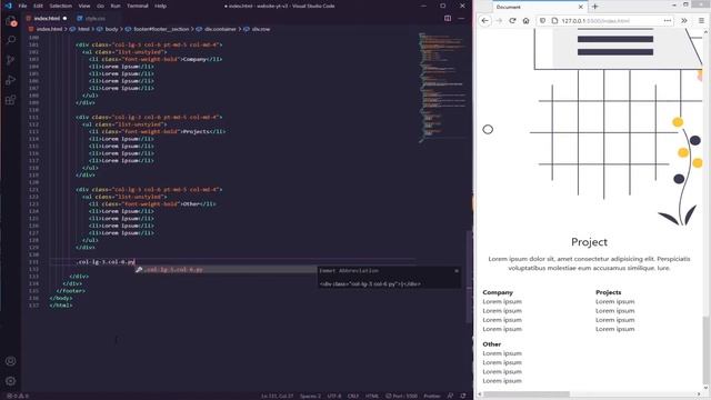Responsive Bootstrap Website Using Bootstrap, HTML & CSS смотреть онлайн
