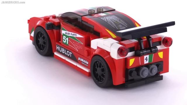 LEGO Ferrari 458 Italia GT2 mild MOD -- Speed Champions set 75908 смотреть онлайн
