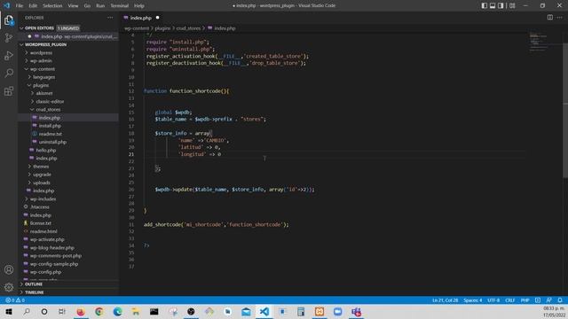 CRUD en WordPress con MySQL y AJAX usando WPDB - UPDATE смотреть онлайн