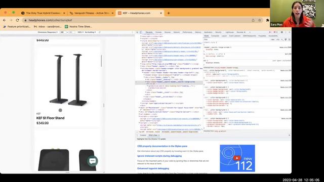 Sara Pion evaluates Headphones for Shopify CRO Lift - Weekly Ecomm.Stream Virtual Workshop смотреть онлайн