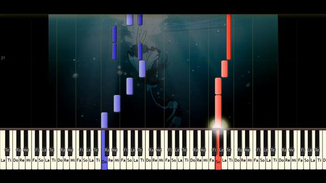 OMORI OST - See You Tomorrow [Piano Tutorial] (Synthesia) смотреть онлайн