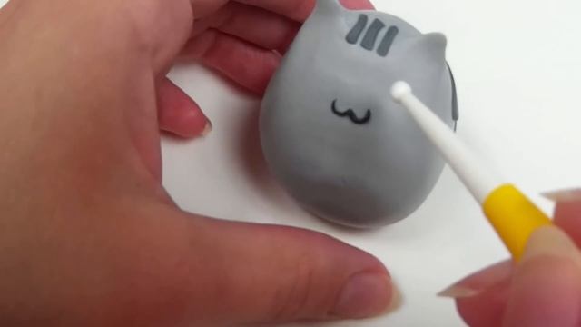 PUSHEEN tutorial! How to make Pusheen figurine смотреть онлайн